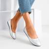 Marius' silver eco-leather women's ballerinas - Footwear