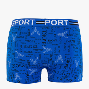 Men's blue boxer shorts - Underwear