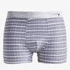 Men's gray checkered boxer shorts - Panties