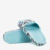Mint women&#39;s slippers with unicorn Vienradzis motif - Footwear 1