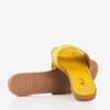 Mustard sandals with gold jets Billi - Footwear