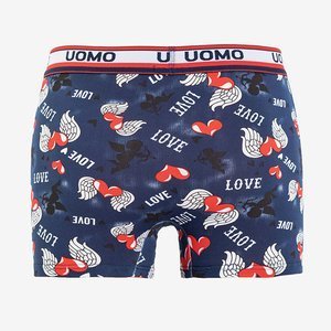 Navy blue men's boxer shorts - Underwear