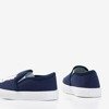 Navy blue slip on sneakers for children Berries - Footwear