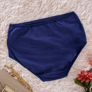 Navy blue women's PLUS SIZE panties - Underwear