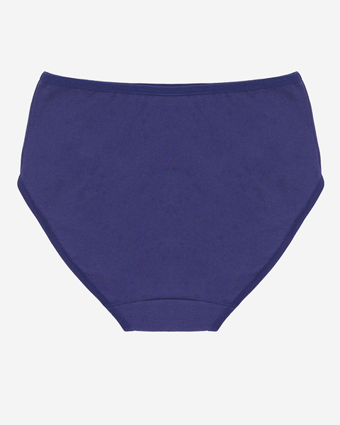 Navy blue women's briefs, briefs PLUS SIZE- Underwear
