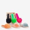 Neon pink flip-flops with tassel Talvika - Footwear 1