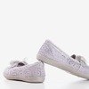Normitta gray lace ballerinas for children - Footwear