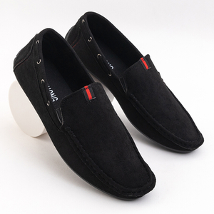 OUTLET Black men's loafers from Hodz-Shoes