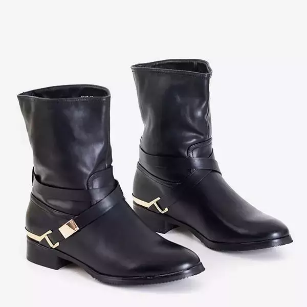 OUTLET Black women's Fonti slip-on boots - Footwear