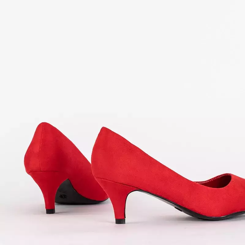 OUTLET Classic red women's high heels Forlika - Footwear