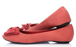 OUTLET Eco-suede ballerinas in a circular color - Shoes