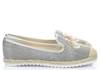 OUTLET Gray espadrilles with a floral Hoa motif - Footwear