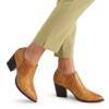 OUTLET Light brown women's shoes on the Welda post - Footwear