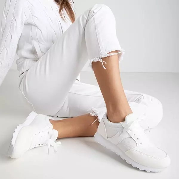 OUTLET Margi women's white sports shoes - Footwear