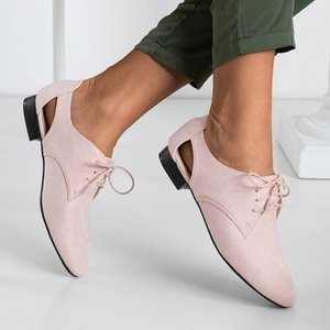 OUTLET Pink women's shoes with Fairy cut-outs - Footwear