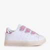 OUTLET White children's sports shoes from Rendi - Footwear