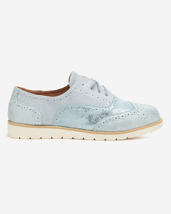 OUTLET Women's blue lace-up shoes Isdiohra - Footwear