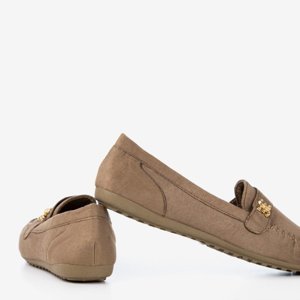 OUTLET Women's khaki Ursulia loafers - Footwear