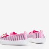 Olli pink striped sneakers for kids - Footwear