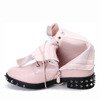 Pink bags with studs and velor ribbon Caterina - Shoes 1