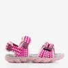 Pink children&#39;s Yoci sandals - Footwear 1