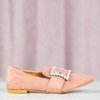Pink moccasins with Morandi decoration - Footwear