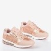 Pink sports shoes with a snake skin Obsession - Shoes 1
