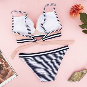 Pink striped swimsuit bottom - Underwear