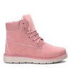 Pink warm hiking boots Be Happy - Footwear