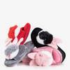 Pink women's bunny slippers Vixis - Footwear