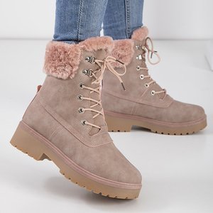 Pink women's insulated trappers Koware - Footwear