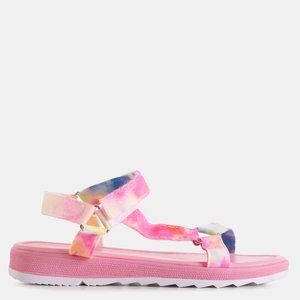 Pink women's sandals from Damiana - Footwear