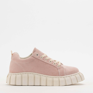 Pink women's sports sneakers Omamo - Footwear