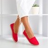 Red espadrilles from Marenda fabric - Footwear 1