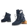 Rosario navy blue zirconia workers - Footwear