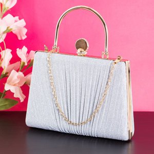 Small silver clutch bag - Handbags