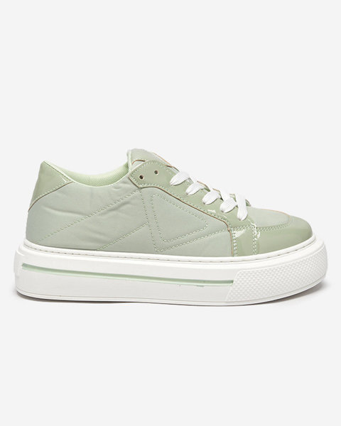 Smaqo green women's sports sneakers - Footwear
