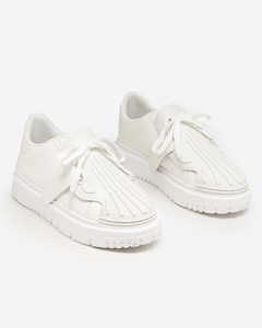 Sports white women's sneakers Skami - Footwear