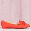 Taussima fringed red moccasins - Footwear