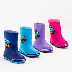 Ukali navy blue children's rain boots - Footwear