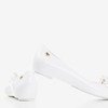 White Meliski with Tyrika Bow - Footwear