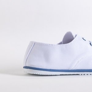 White Women's Sports Sneakers Kaelyn- Footwear