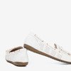 White loafers with a bow Orisa - Footwear 1