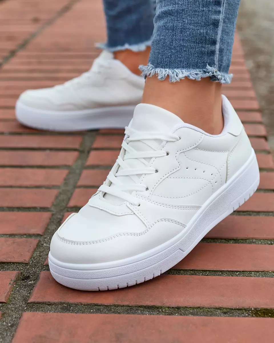 White women's sports shoes Tercua- Footwear