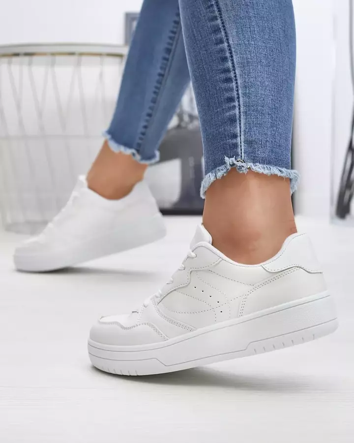 White women's sports shoes Tercua- Footwear