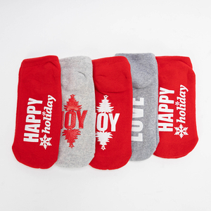 Women's Christmas terry socks 5 / pack - Underwear