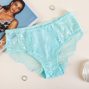 Women's mint lace panties - Underwear