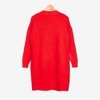 Women's red cardigan sweater - Clothing