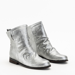 Women's silver boots Jetissaa- Footwear