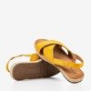 Yellow women's sandals Cosilia - Footwear